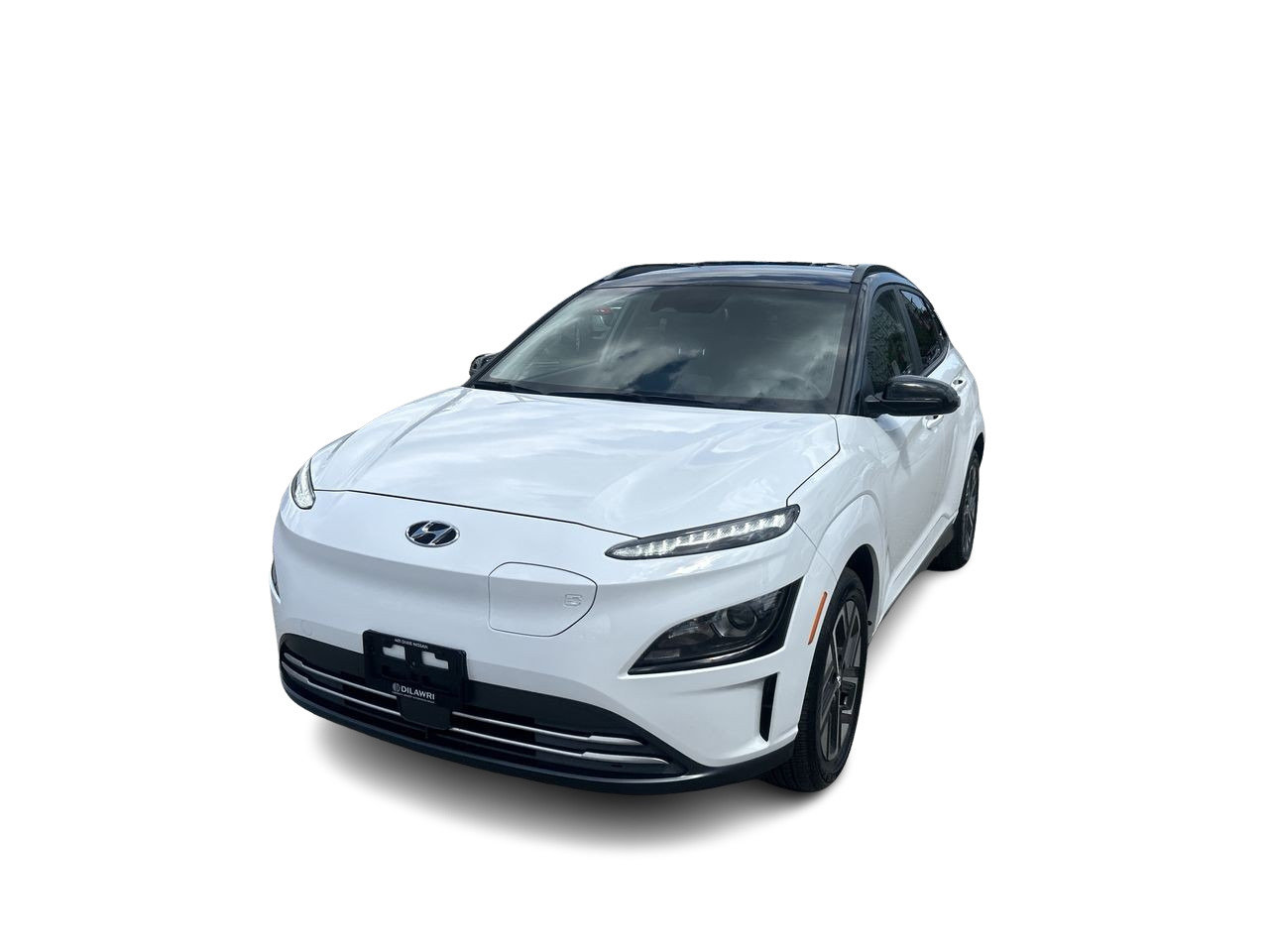Used 2022 Atlas White/Phantom Black Hyundai Preferred Two-Tone image 2