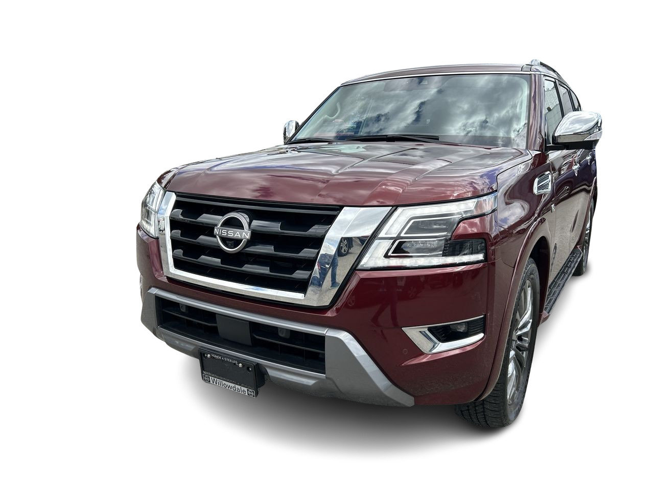 Used 2021 Coulis Red Pearl Nissan Platinum at image 2