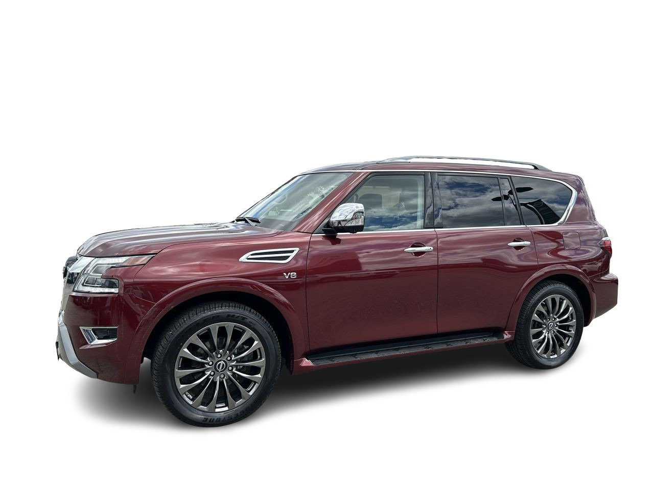 Used 2021 Coulis Red Pearl Nissan Platinum at image 4