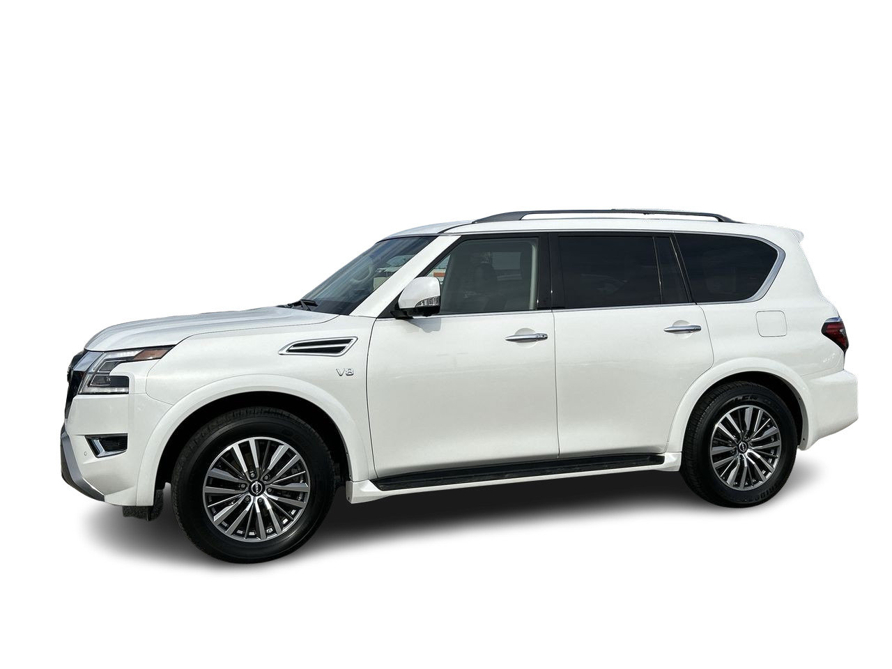 Used 2021 Aspen White Tricoat Pearl Nissan SL at image 4