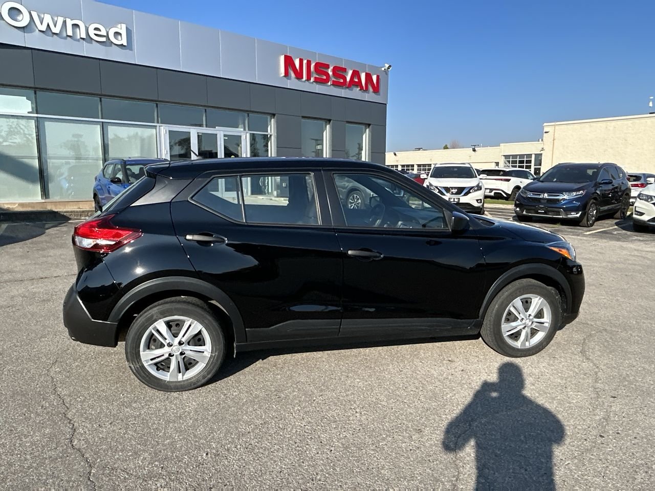 Used 2020 Super Black Nissan S CVT image 12