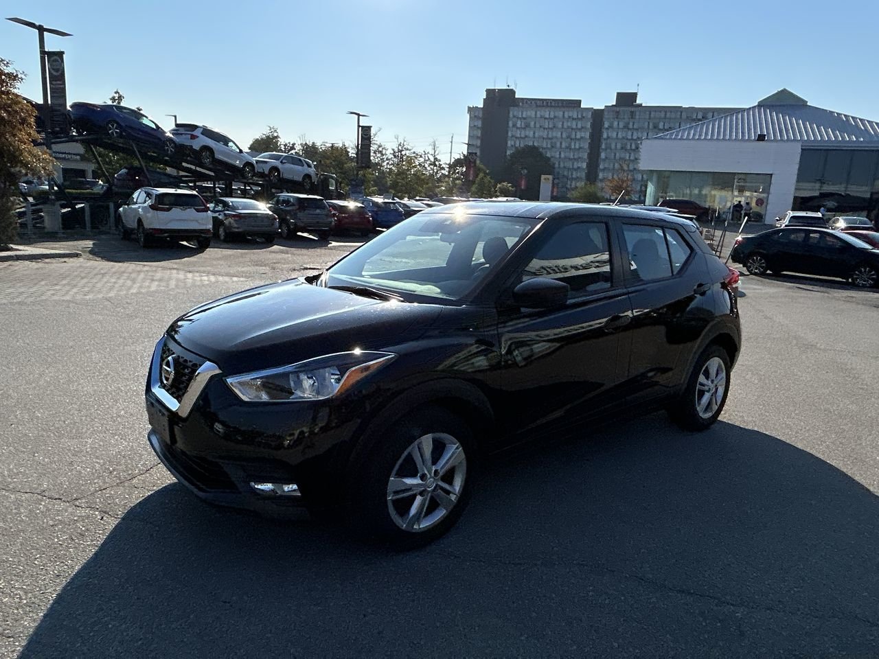 Used 2020 Super Black Nissan S CVT image 2