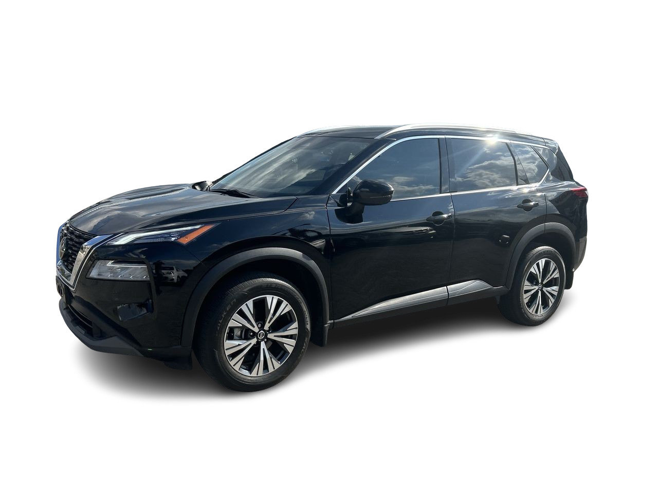 Used 2021 Super Black Nissan SV FWD CVT image 3