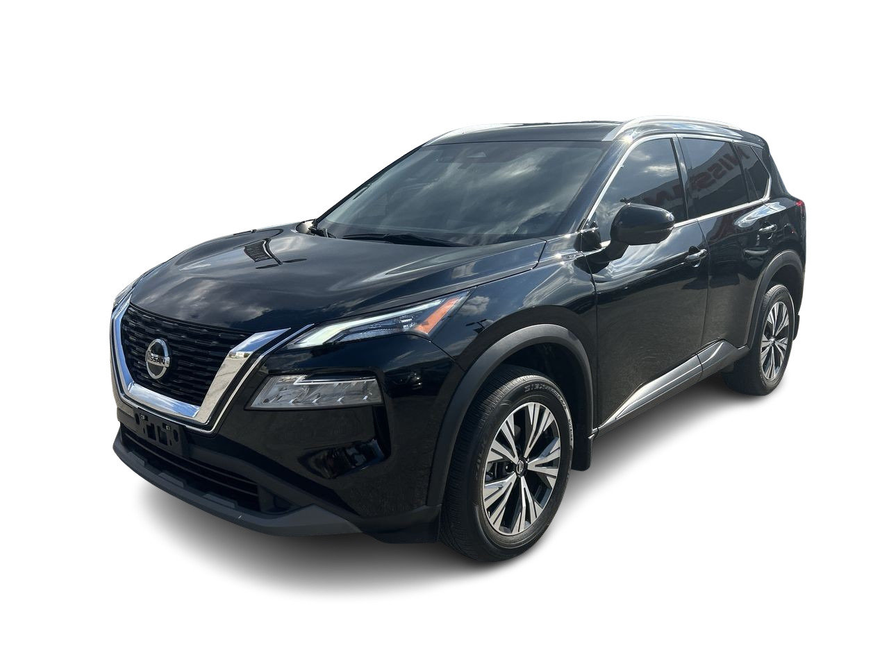 Used 2021 Super Black Nissan SV FWD CVT image 2