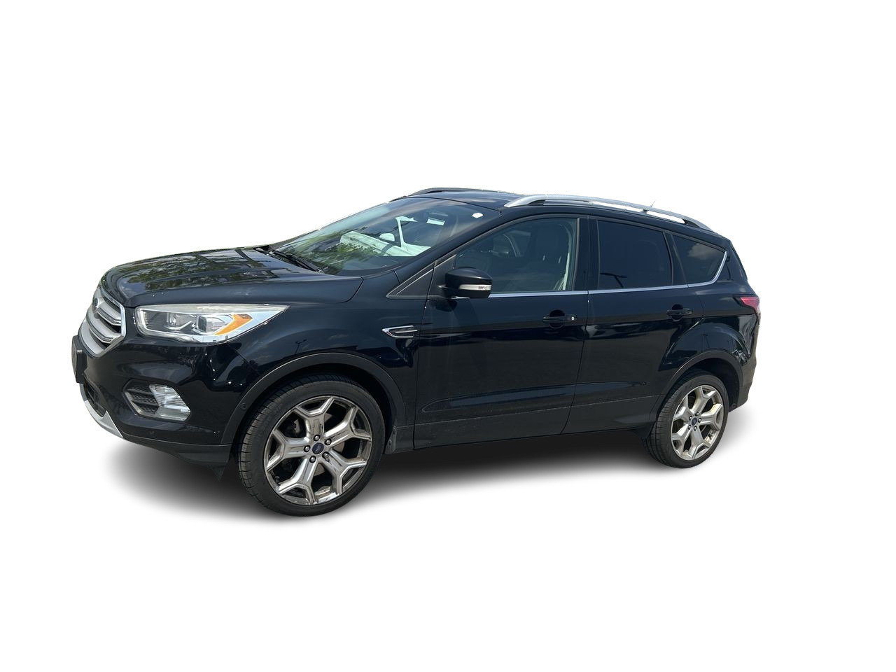 Used 2018 BLACK Ford Titanium image 2