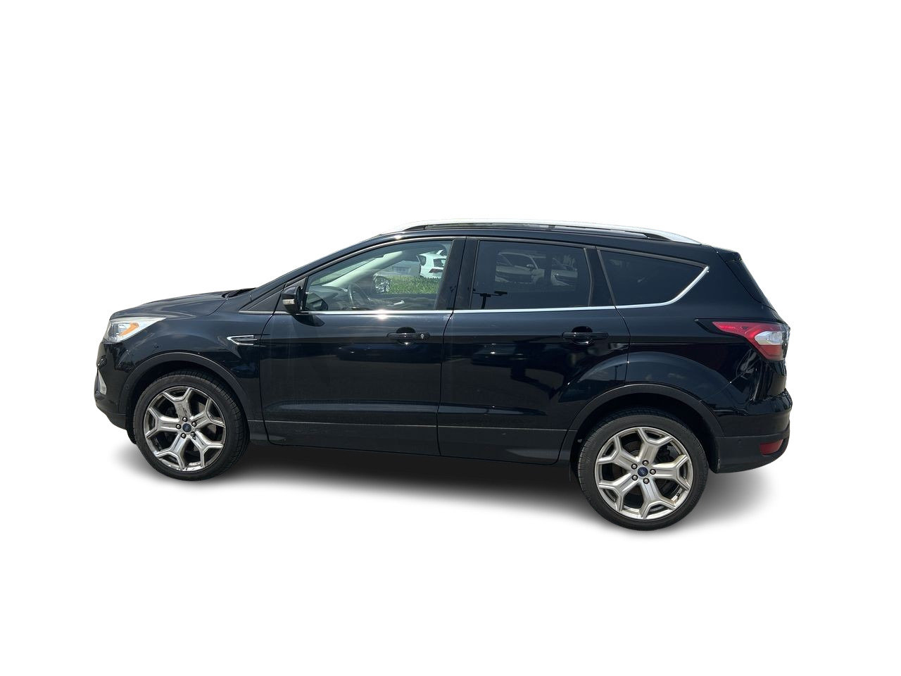 Used 2018 BLACK Ford Titanium image 4