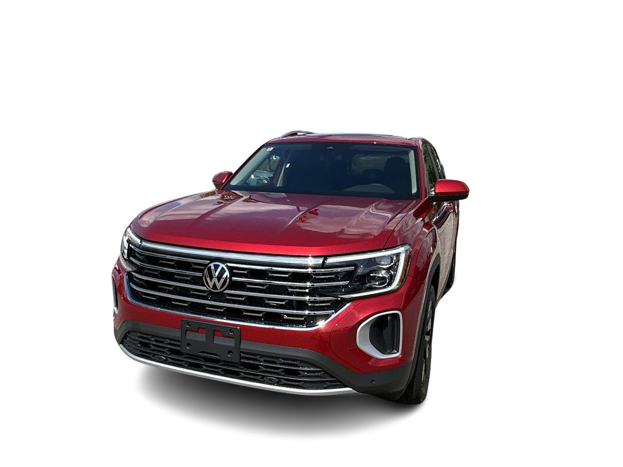 New 2024 Aurora Red Chroma Volkswagen Highline image 3