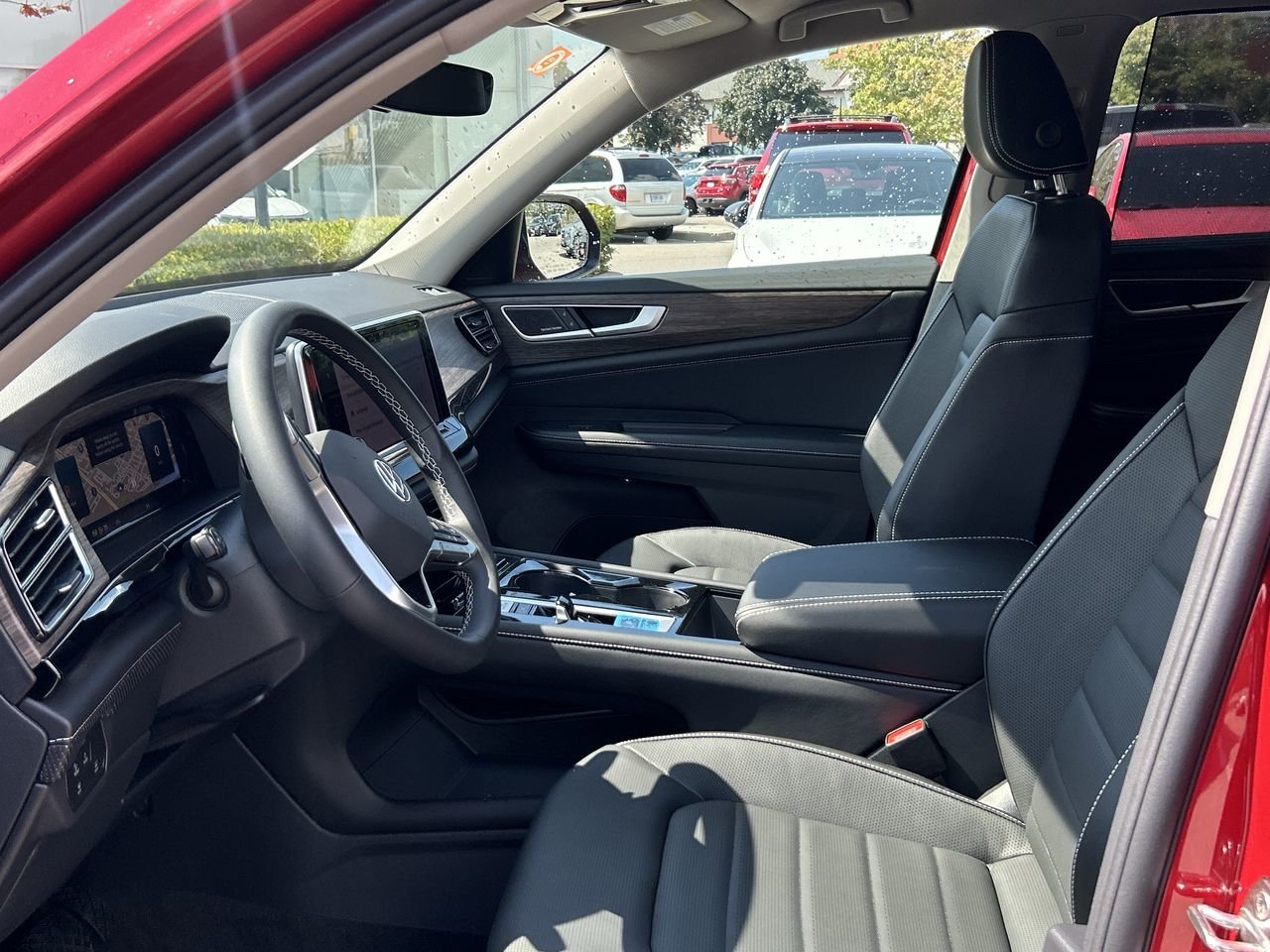 New 2024 Aurora Red Chroma Volkswagen Highline image 19