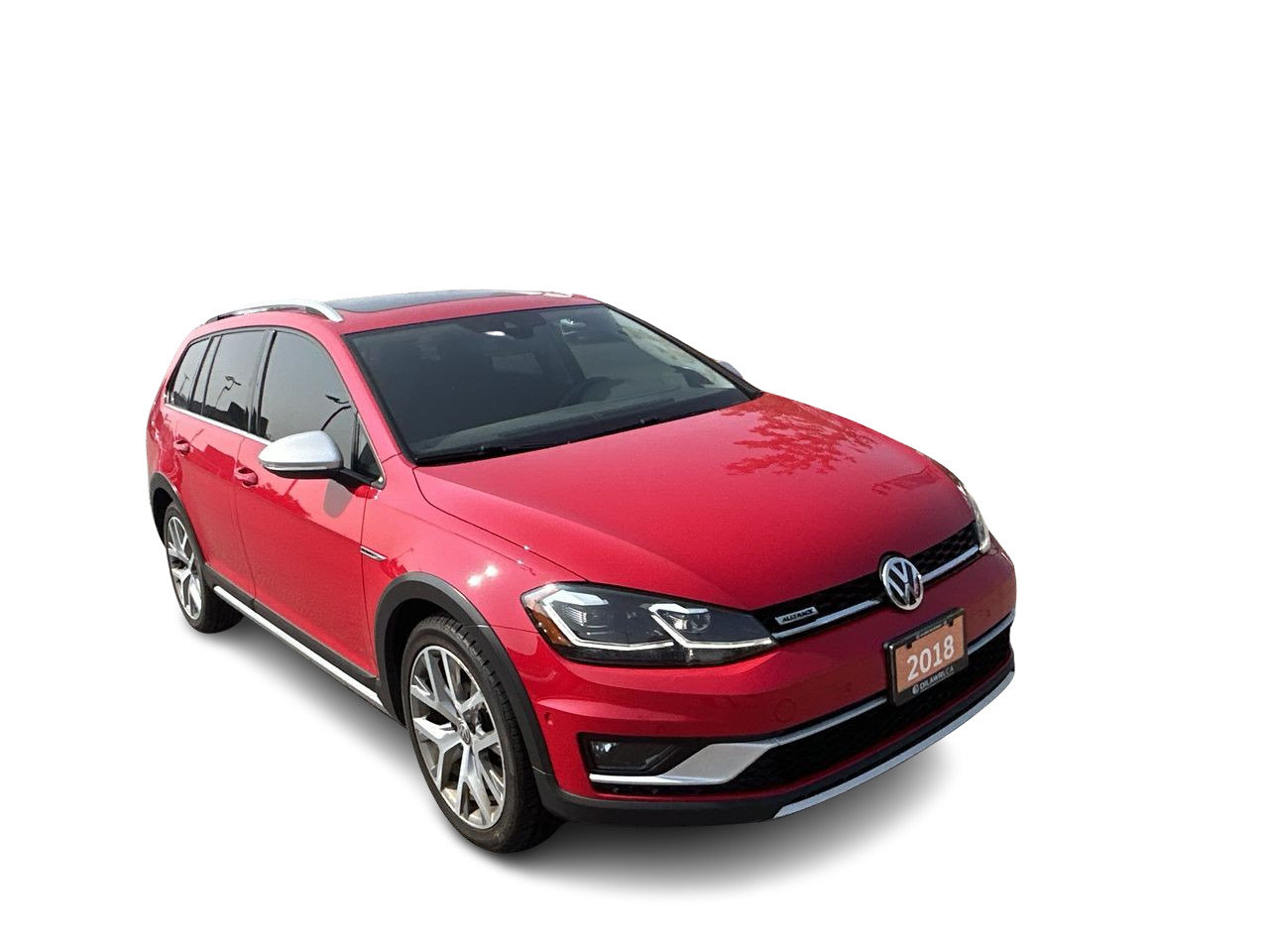 Certified Used 2018 red Volkswagen 1.8T DSG 6sp at w/Tip 4MOTION image 13