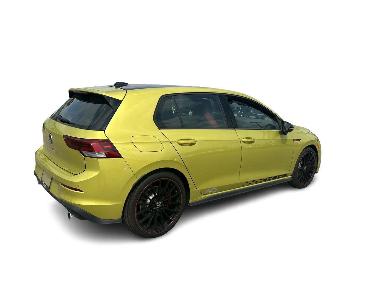 Certified Used 2023 Pomelo Yellow Metallic with black roof Volkswagen 40th Anniversary image 8