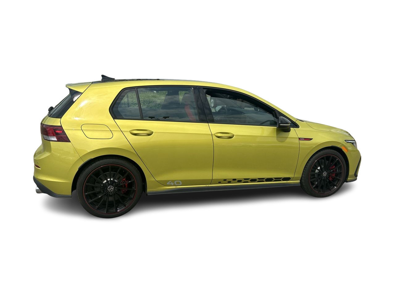 Certified Used 2023 Pomelo Yellow Metallic with black roof Volkswagen 40th Anniversary image 9