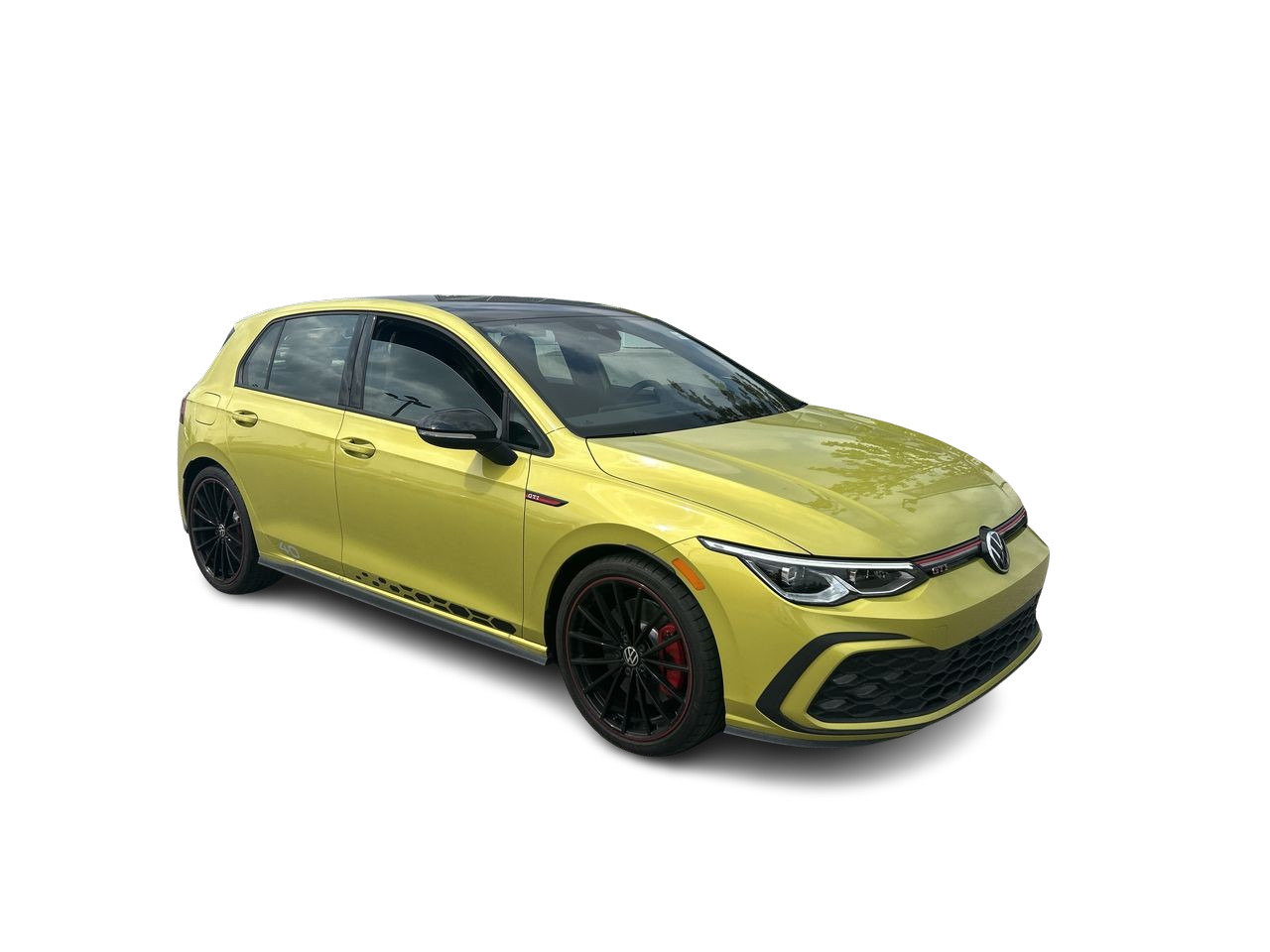 Certified Used 2023 Pomelo Yellow Metallic with black roof Volkswagen 40th Anniversary image 11