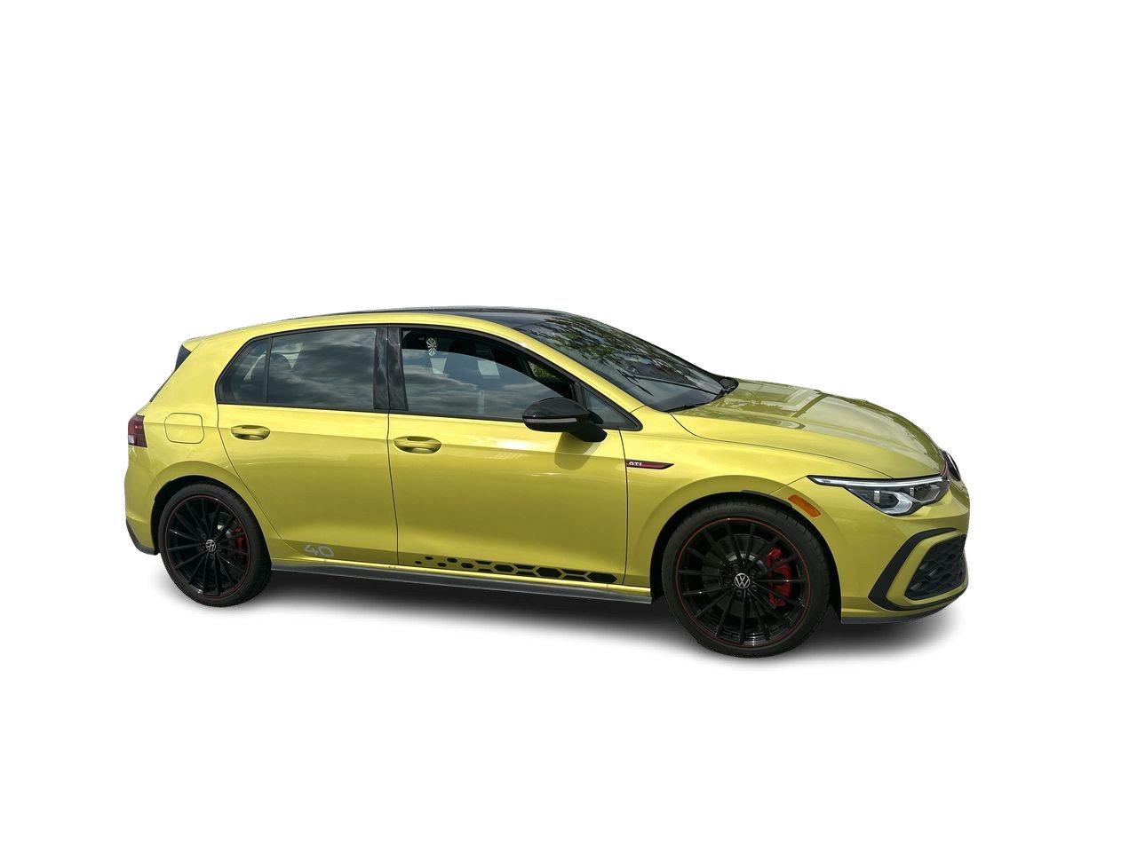 Certified Used 2023 Pomelo Yellow Metallic with black roof Volkswagen 40th Anniversary image 10