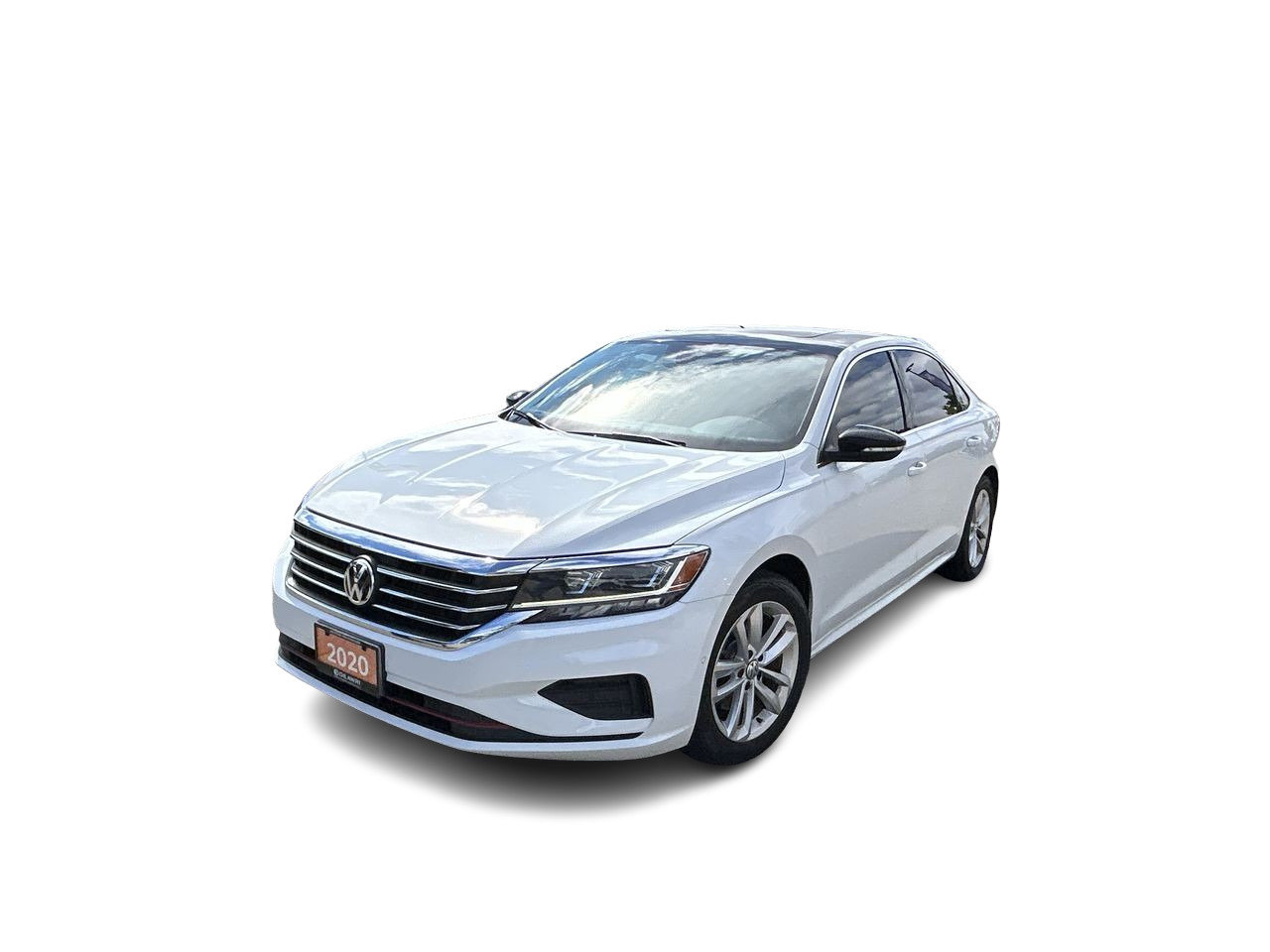 Certified Used 2020 Pure White Volkswagen Highline image 3