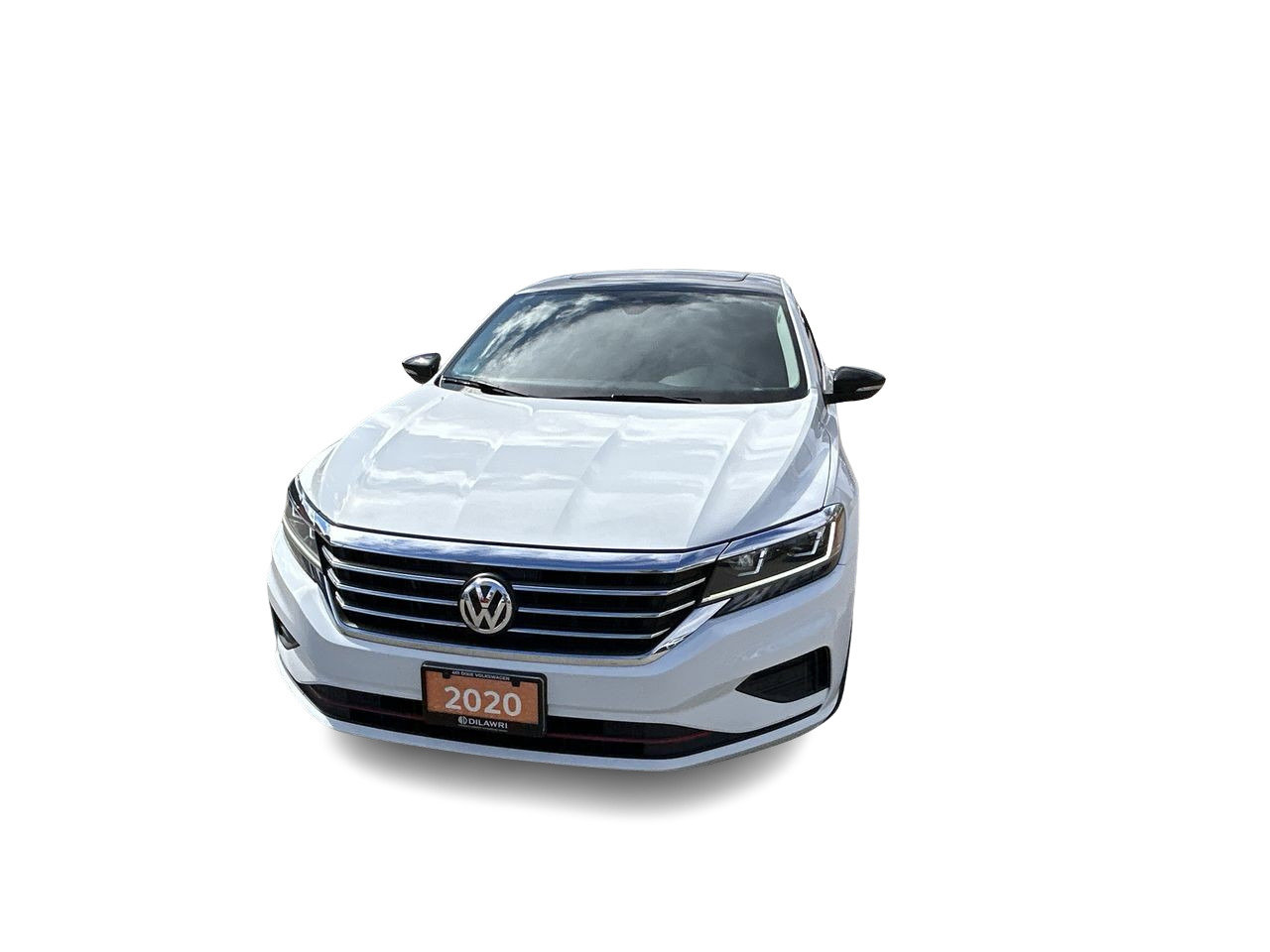 Certified Used 2020 Pure White Volkswagen Highline image 2