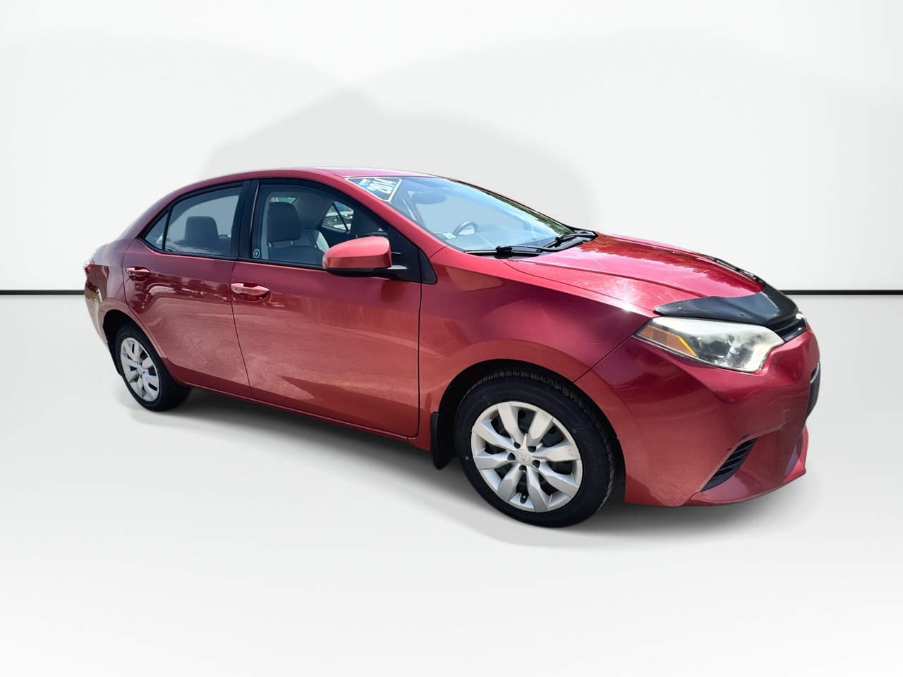 Barcelona Red Metallic 2014 Toyota Corolla LE Sedan Front-Wheel Drive Continuously Variable Transmission