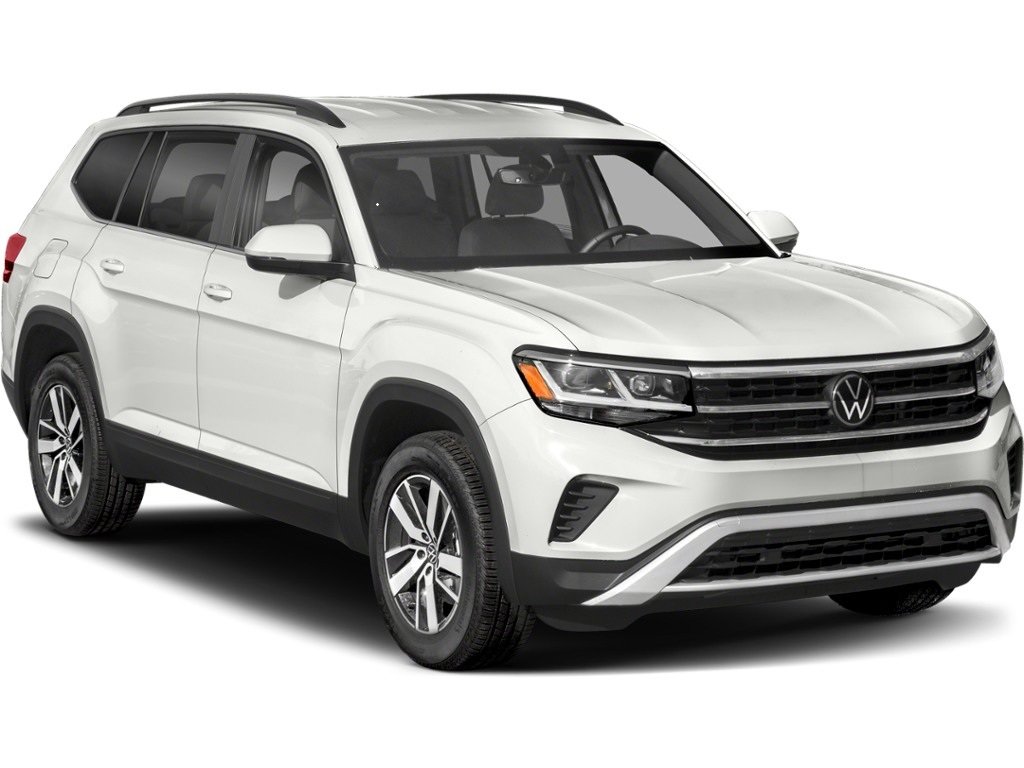 Pure White 2021 Volkswagen Atlas SUV / Crossover Automatic
