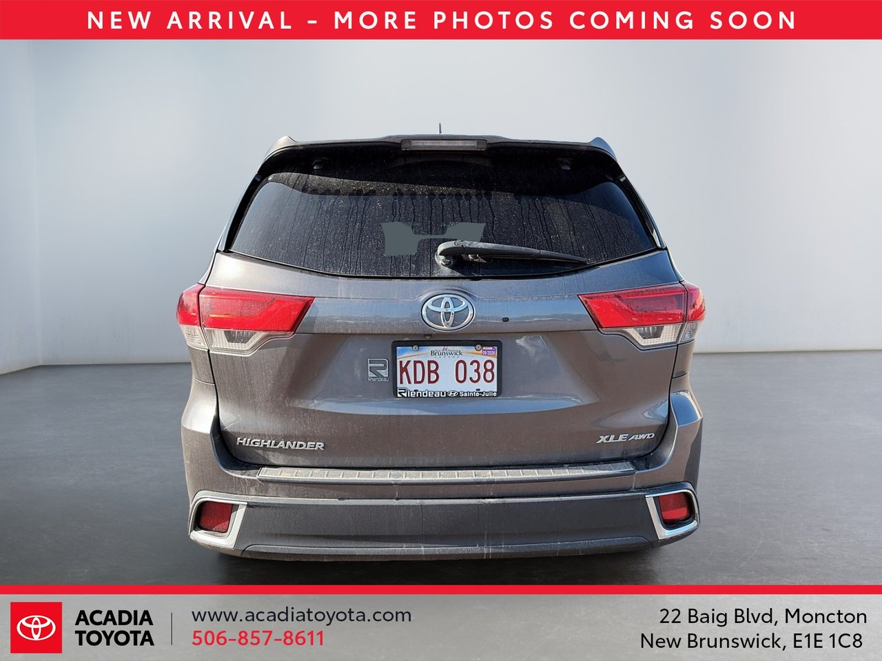 Toyota Highlander XLE 2018-2