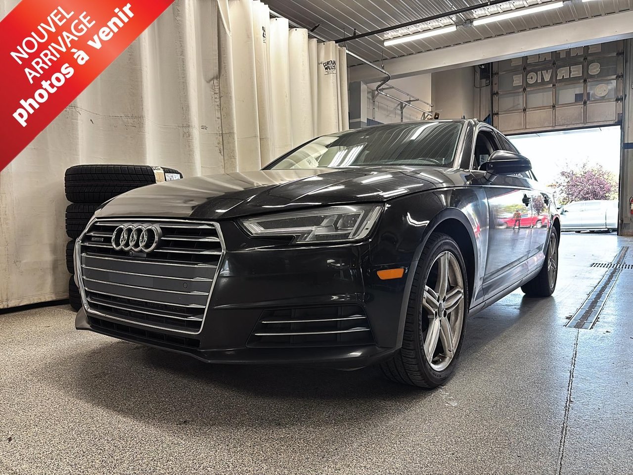 Brilliant Black 2017 Audi A4 Sedan Automatic