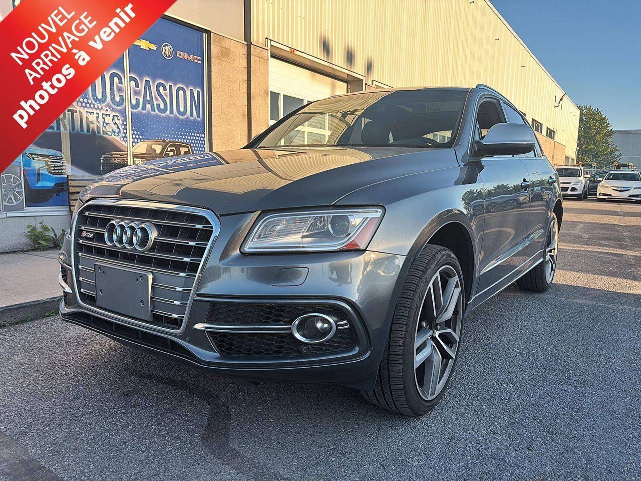Gray (Monsoon Grey Metallic) 2015 Audi Q5 3.0T quattro Technik SUV / Crossover Automatic