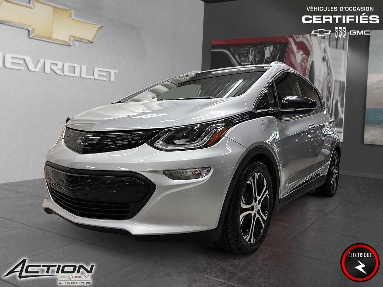 Mosaic Black Metallic 2021 Chevrolet Bolt EV Hatchback Front-Wheel Drive Automatic