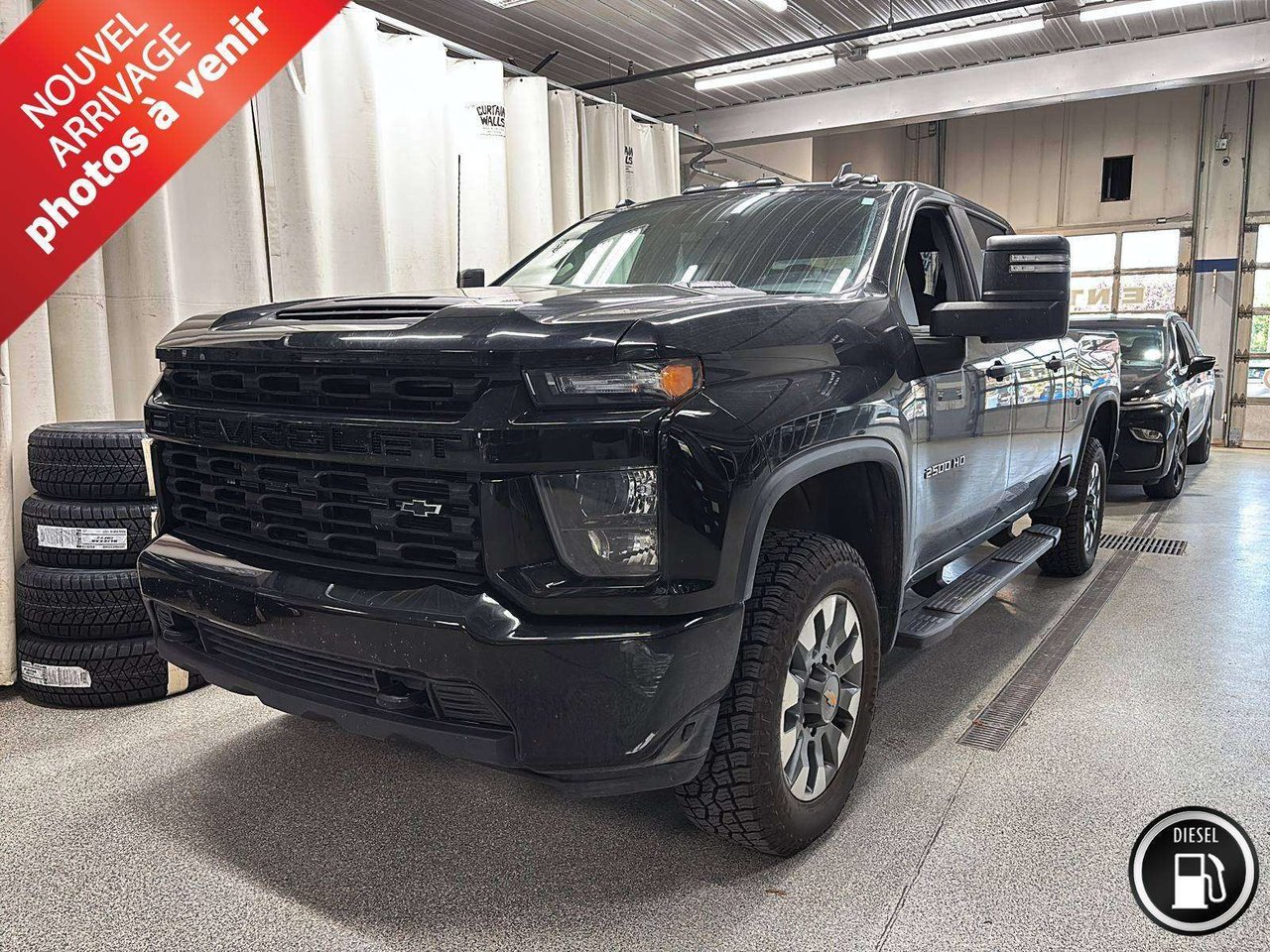 Black 2023 Chevrolet Silverado 2500HD Pickup Truck Four-Wheel Drive Automatic