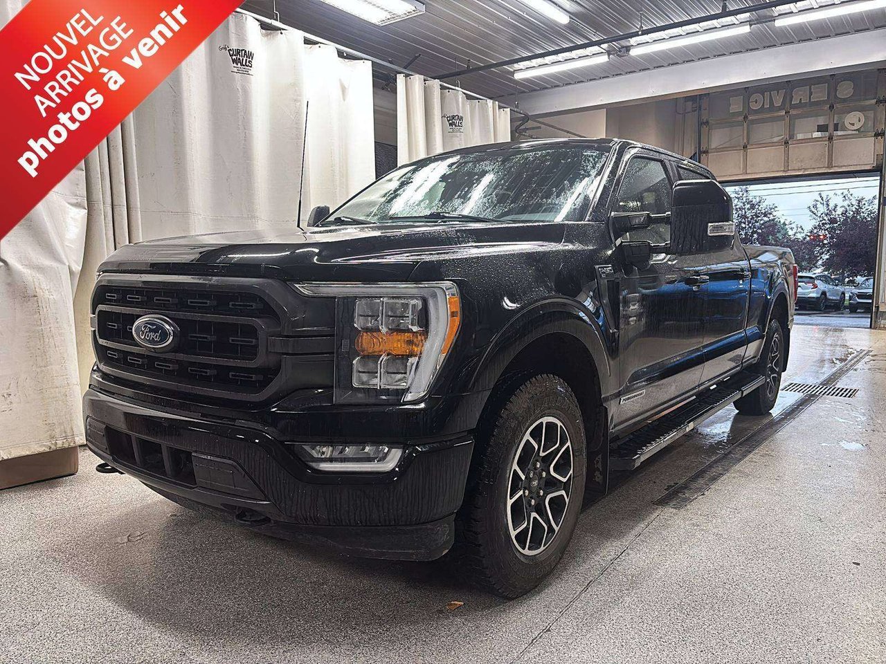 Agate Black Metallic 2023 Ford F-150 Pickup Truck Four-Wheel Drive Automatic
