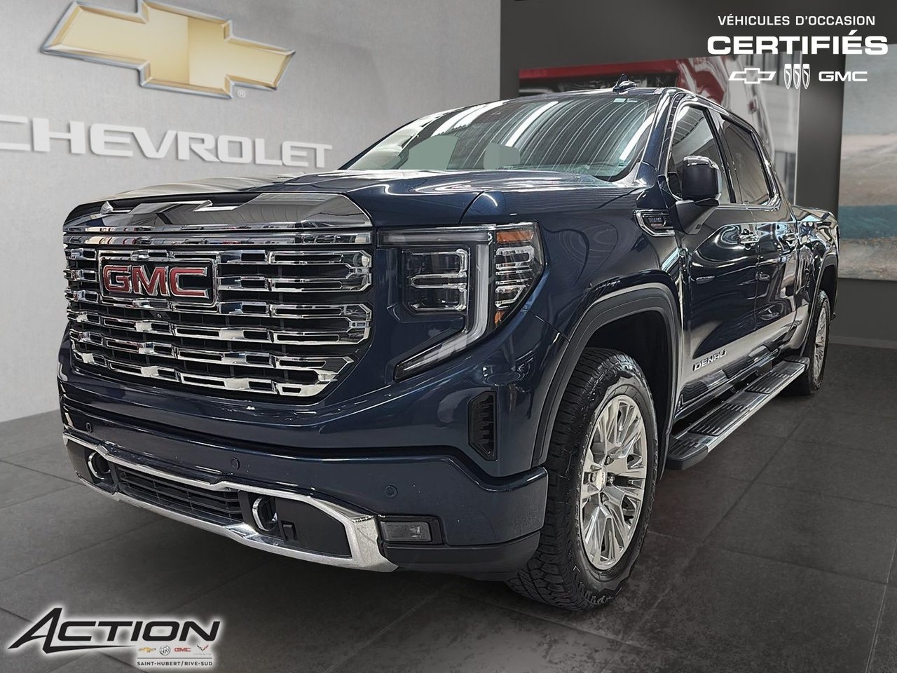 Pacific Blue Metallic 2023 GMC Sierra 1500 Pickup Truck Four-Wheel Drive Automatic