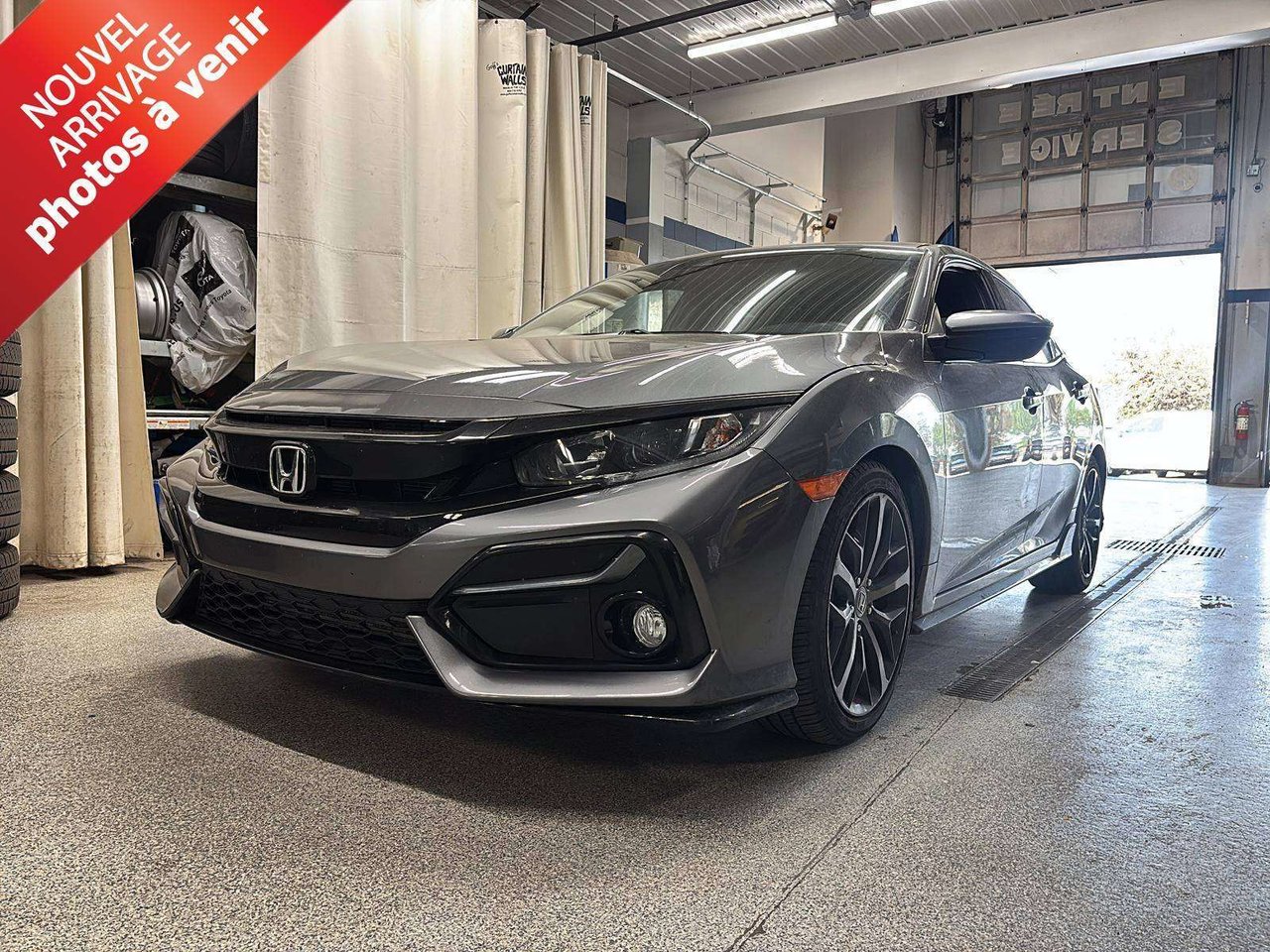 Gray (Sonic Grey Pearl) 2021 Honda Civic Hatchback Hatchback Front-Wheel Drive Automatic