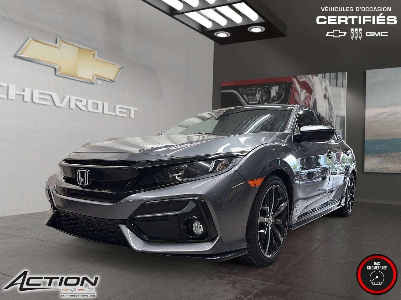 Gray (Sonic Grey Pearl) 2021 Honda Civic Hatchback Hatchback Front-Wheel Drive Automatic