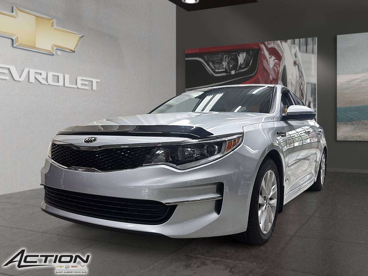 Sparkling Silver 2016 Kia Optima Sedan Front-Wheel Drive Automatic
