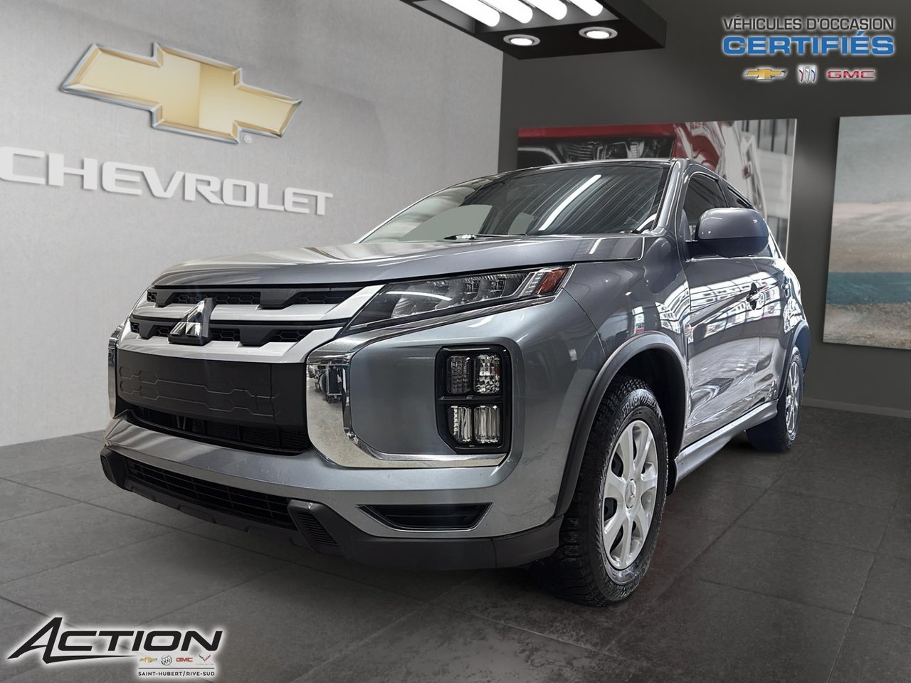 Gray (Titanium Grey Metallic) 2023 Mitsubishi RVR SE FWD SUV / Crossover Continuously Variable Transmission
