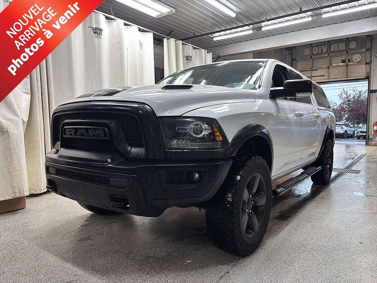 Bright White 2019 RAM 1500 Pickup Truck Four-Wheel Drive Automatic