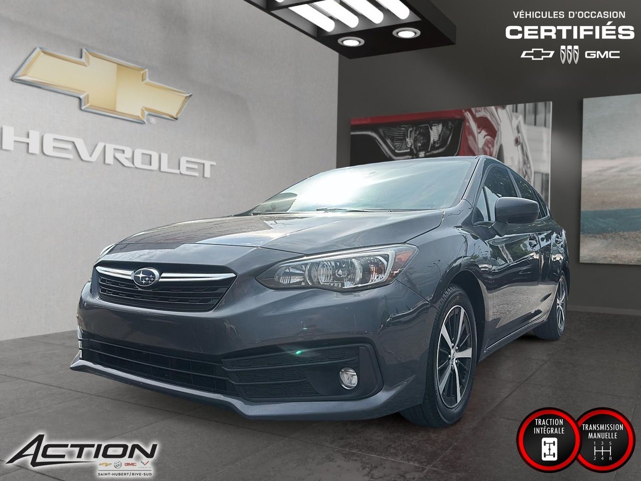 Gray (Magnetite Grey Metallic) 2020 Subaru Impreza Hatchback Manual