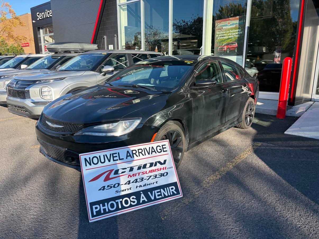 Gloss Black 2015 Chrysler 200 Sedan All-Wheel Drive Automatic