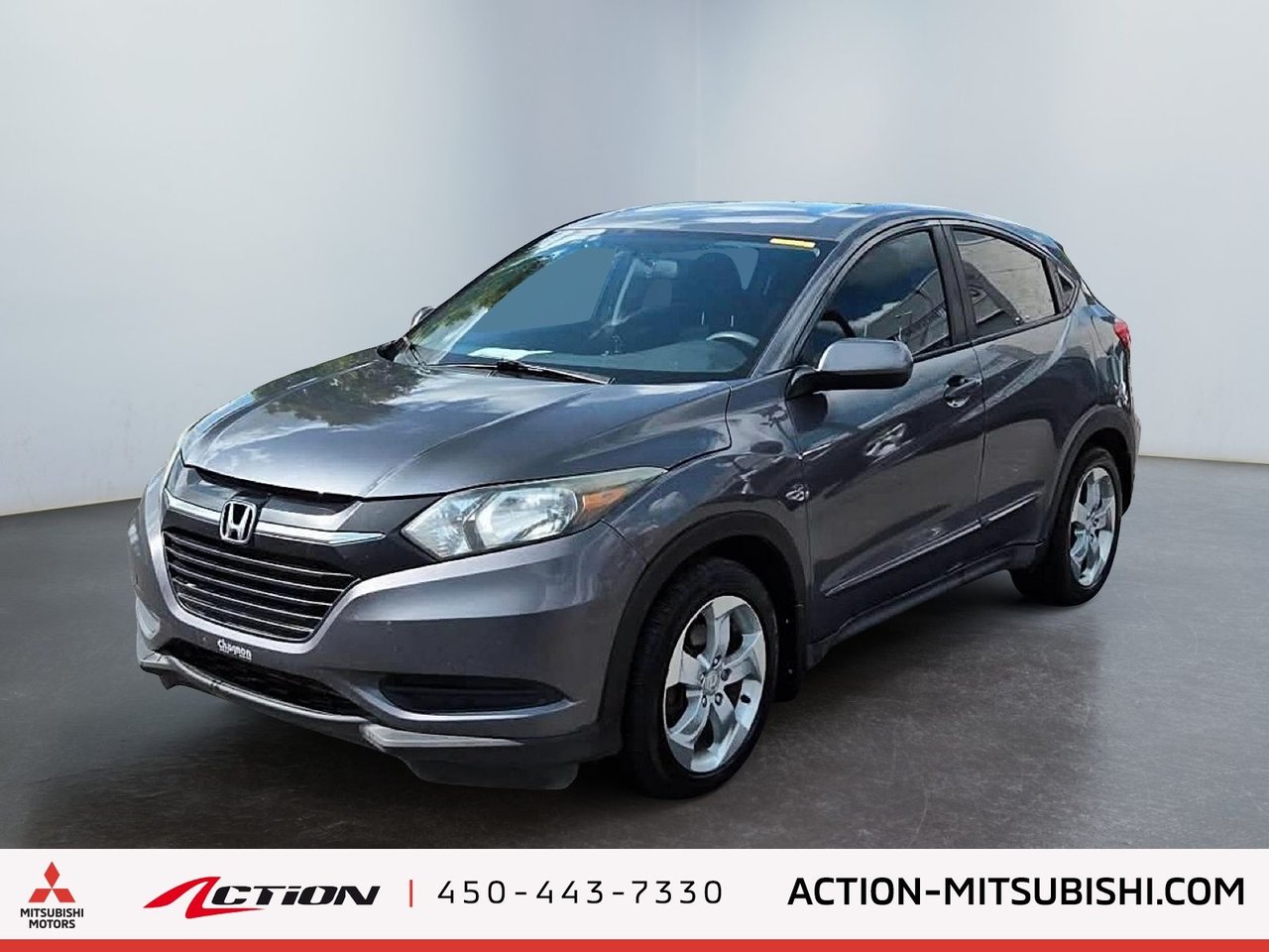 Gray (Modern Steel Metallic) 2016 Honda HR-V SUV / Crossover Front-Wheel Drive Continuously Variable Transmission