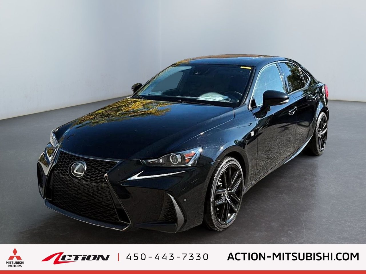 Black (Obsidian) 2018 Lexus IS Sedan All-Wheel Drive Automatic