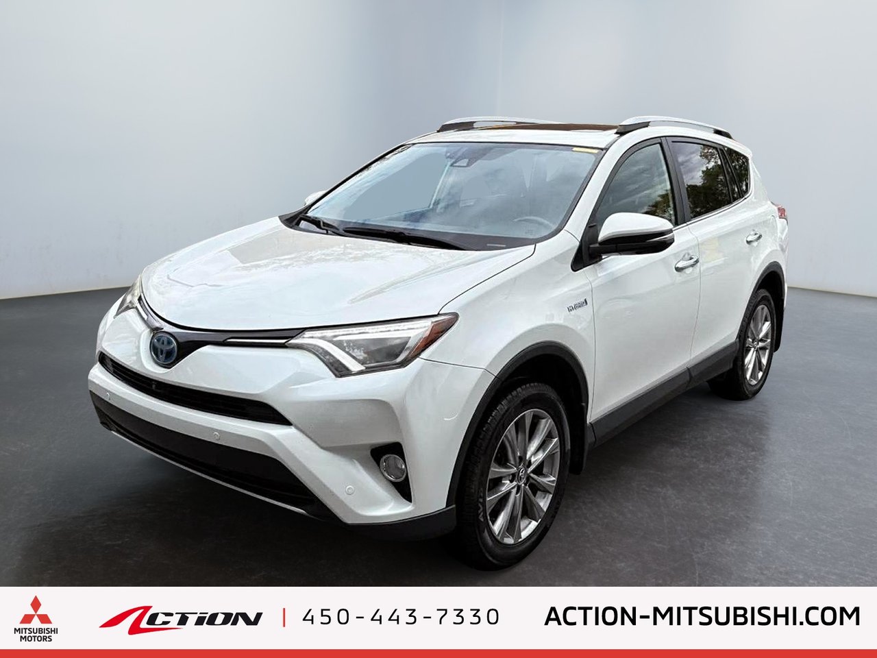 White (Blizzard Pearl) 2017 Toyota RAV4 Hybrid SUV / Crossover All-Wheel Drive Automatic
