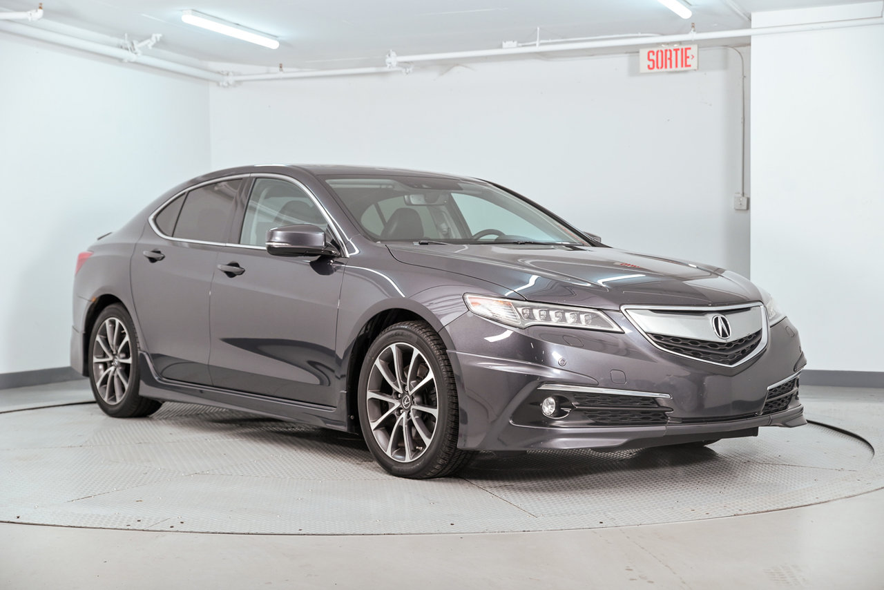 Slate Silver Metallic 2015 Acura TLX Sedan Automatic