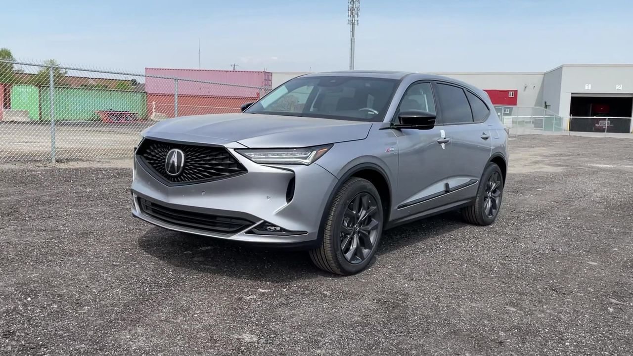 New 2023 Lunar Silver Metallic Acura A-Spec image 4