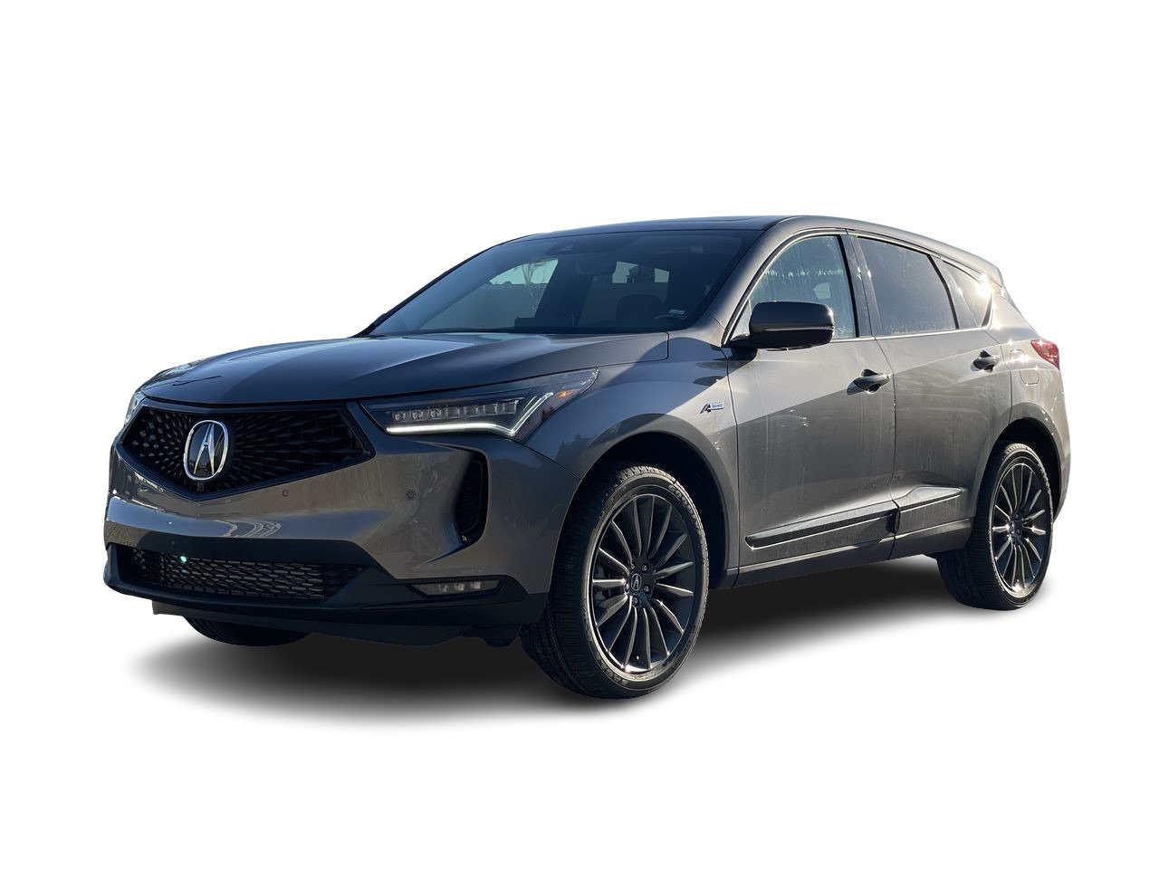 New 2023 Liquid Carbon Metallic Acura Platinum Elite A-SPEC image 3