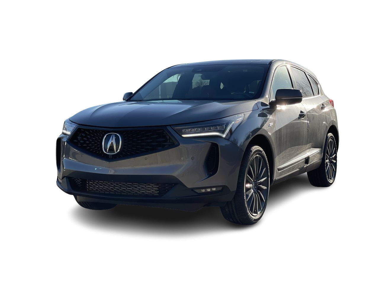 New 2023 Liquid Carbon Metallic Acura Platinum Elite A-SPEC image 2