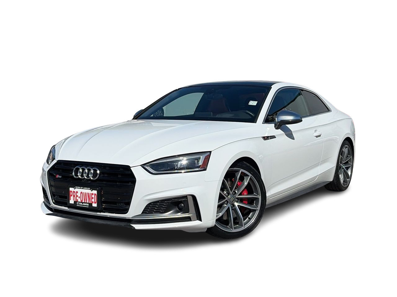 Glacier White Met 2018 Audi S5 Coupe All-Wheel Drive Automatic