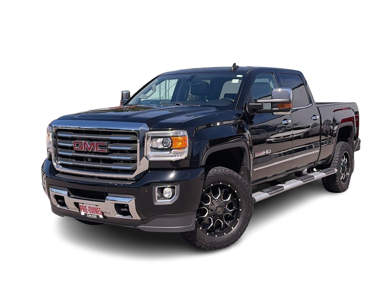 Onyx Black 2016 GMC Sierra 3500HD SLT Crew Cab 4WD Pickup Truck Four-Wheel Drive Automatic