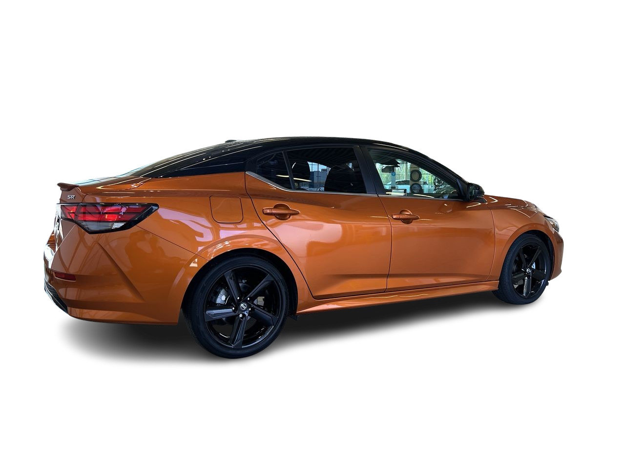 Used 2022 2 tone Super Black/Monarch Orange Met Nissan SR CVT image 14