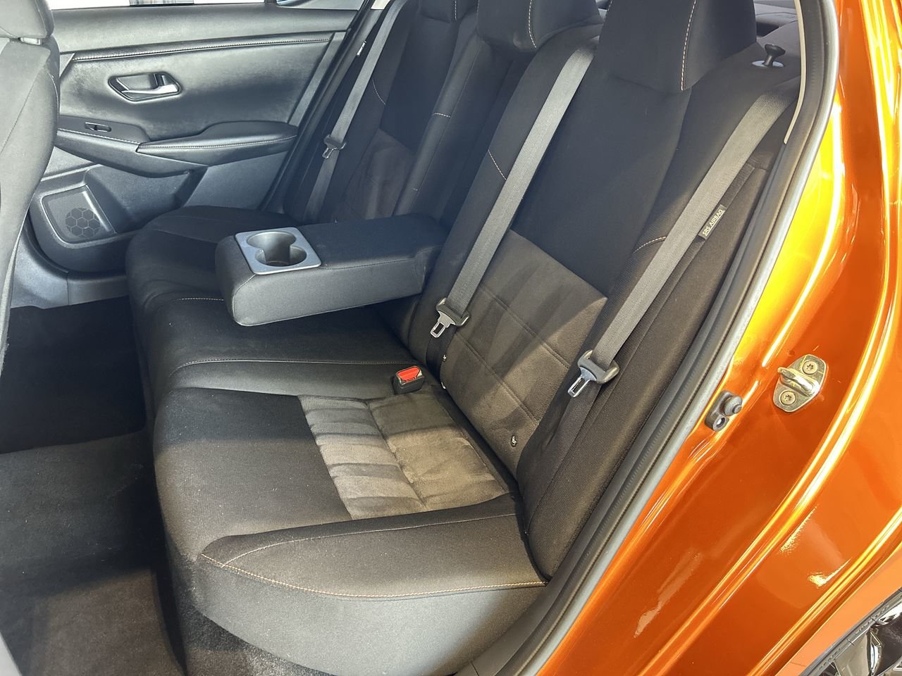 Used 2022 2 tone Super Black/Monarch Orange Met Nissan SR CVT image 30