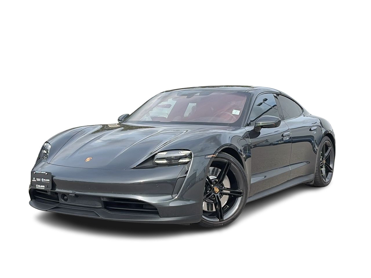 Gray (Volcano Grey Metallic) 2022 Porsche Taycan Sedan All-Wheel Drive Automatic