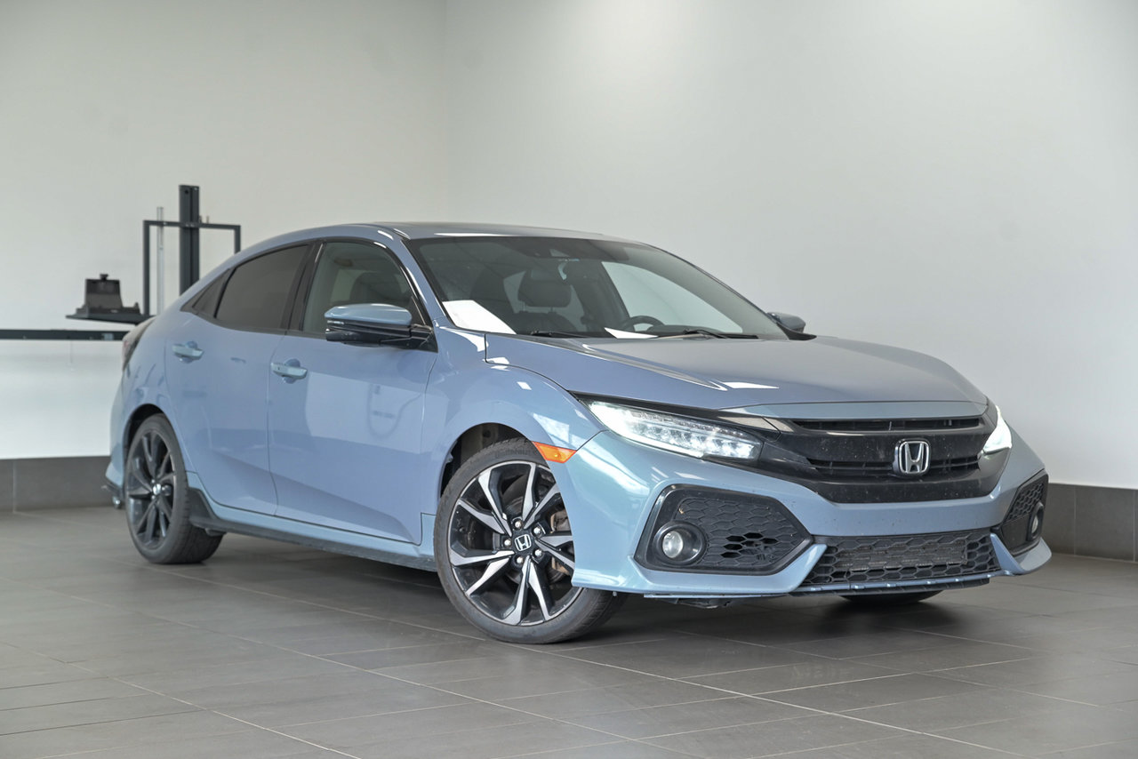 Gray (Sonic Grey Pearl) 2019 Honda Civic Hatchback Hatchback Front-Wheel Drive Continuously Variable Transmission