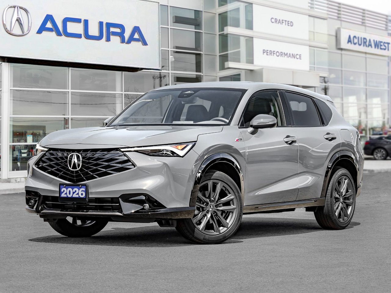 SOLAR REFLECTION SILVER METALLIC(NH-932M)-EBONY NO 2026 Acura ADX SUV / Crossover All-Wheel Drive 