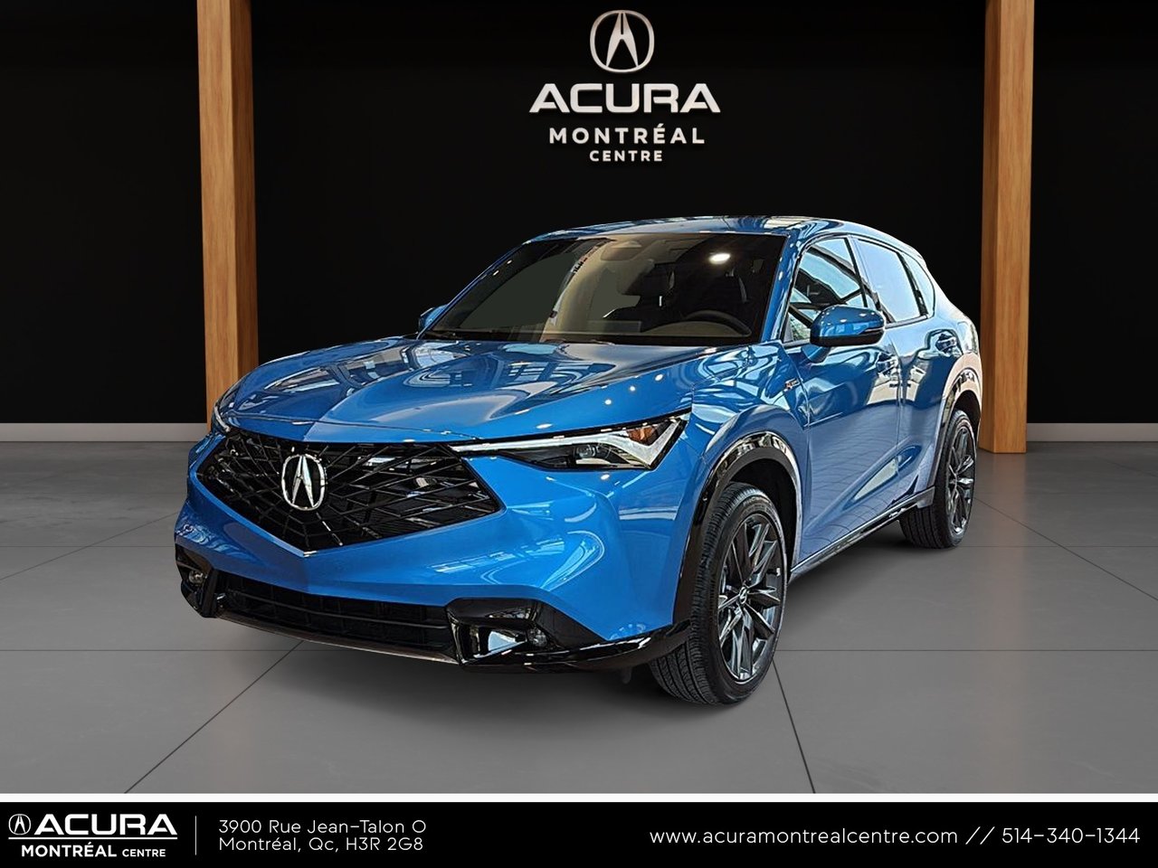 Blue (DOUBLE BLEU ULTIME NACRÉ(B-657P)-ÉBÈNE PEINTURE PR) 2026 Acura ADX SH-AWD with A-SPEC Package SUV / Crossover All-Wheel Drive
